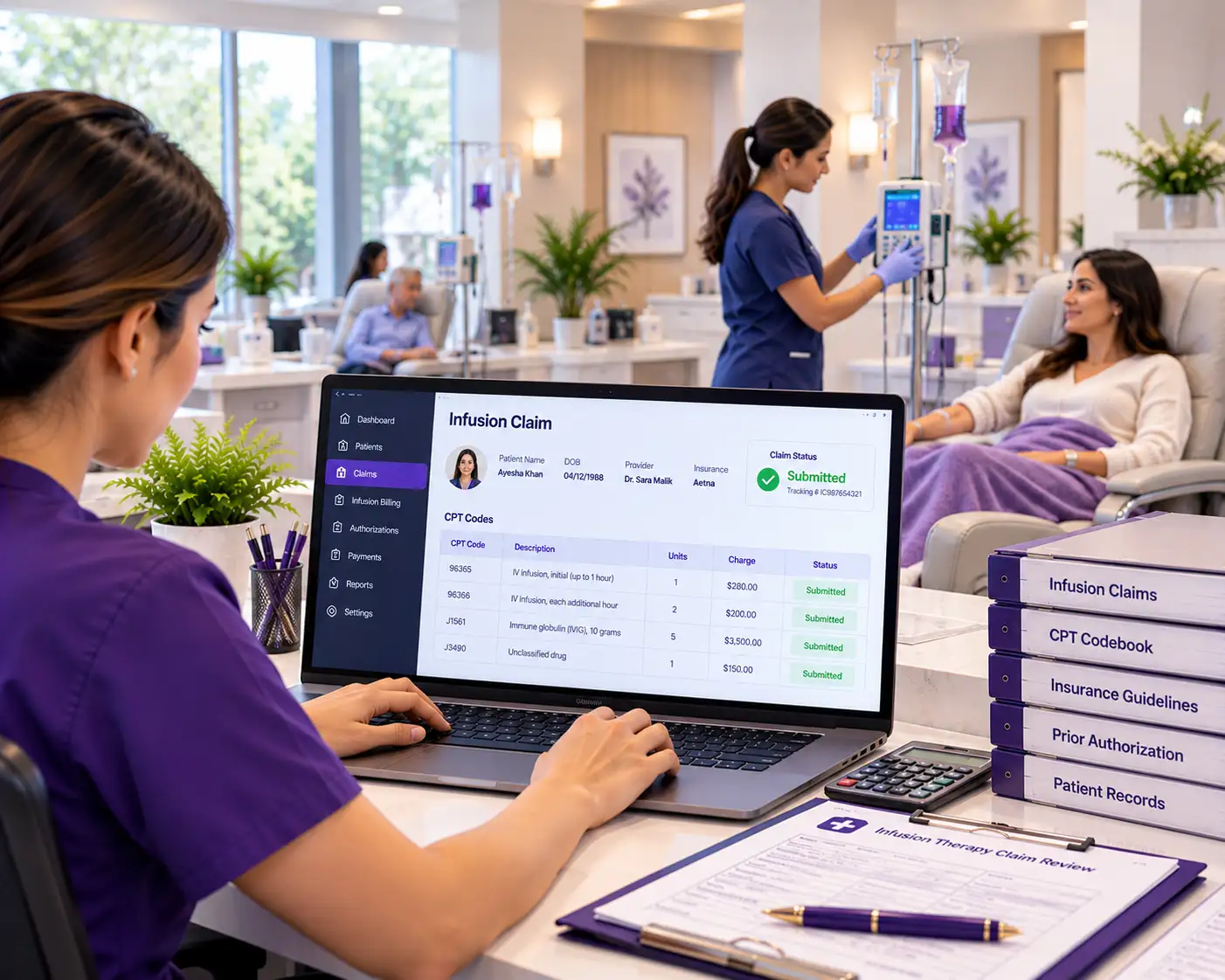 Outsource infusion billing services for infusion centers