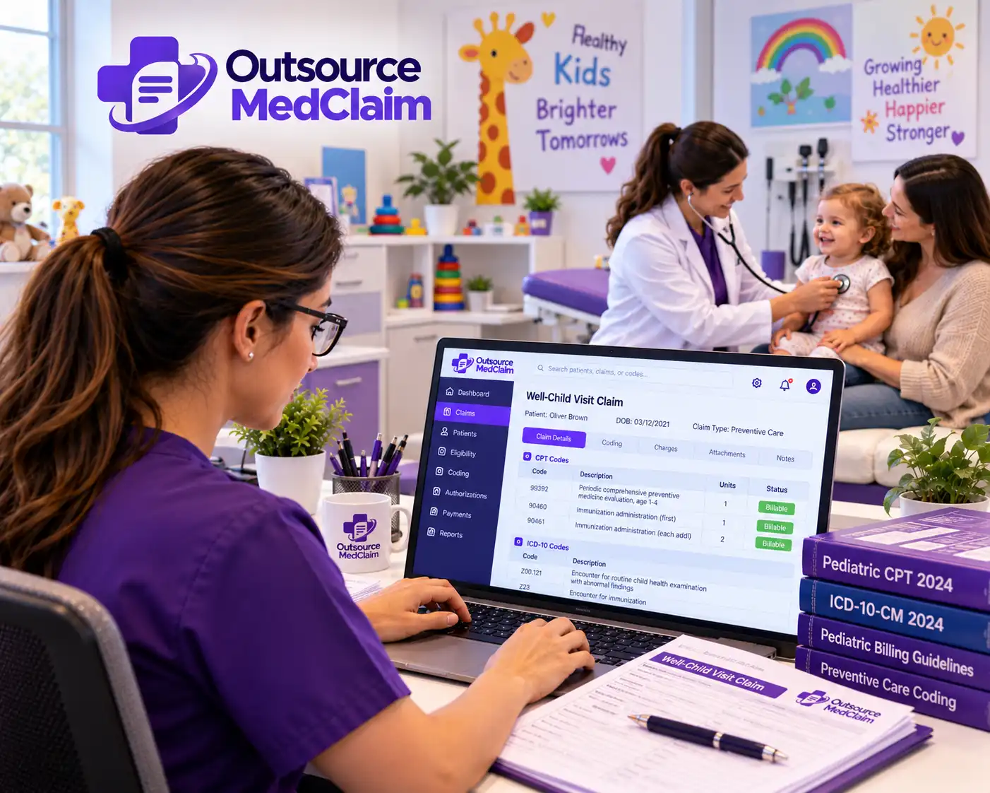 Outsource pediatric billing services for pediatric practices